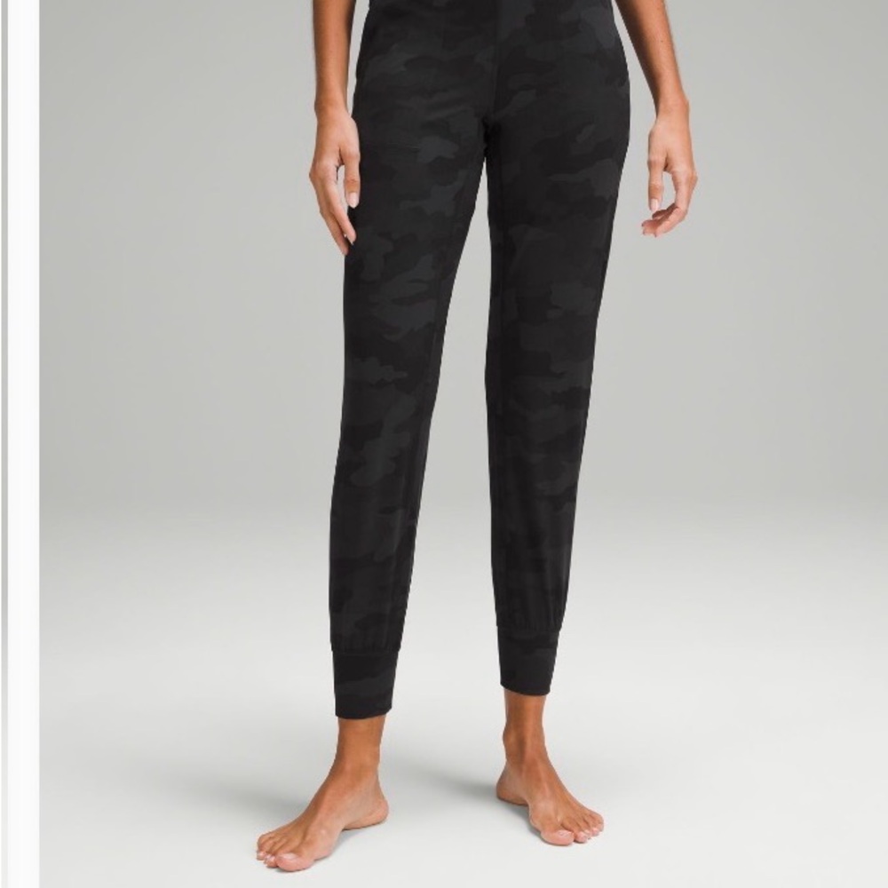 lululemon athletica Align High Rise Black Camo Track Joggers